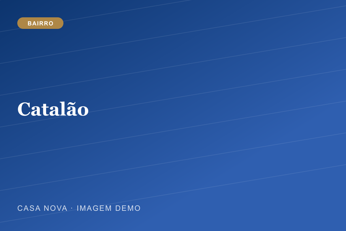 Avenida comercial no bairro Catalão